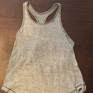 black and white lulu tank